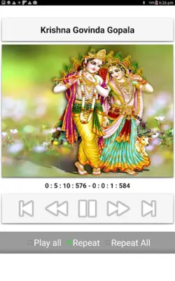 Sri Krishna Songs android App screenshot 1