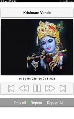 Sri Krishna Songs android App screenshot 2