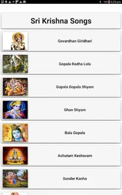 Sri Krishna Songs android App screenshot 6